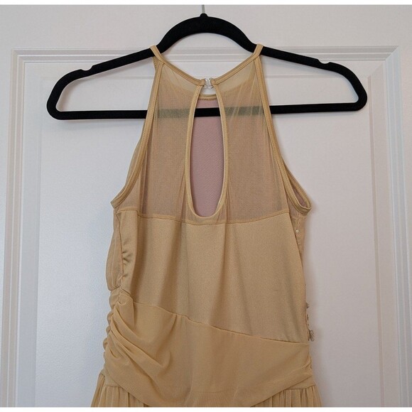 Weissman Women's Size MA (8/10) 10,000 Miles Cascade Shirred Mesh Dance Dress - Picture 7 of 12